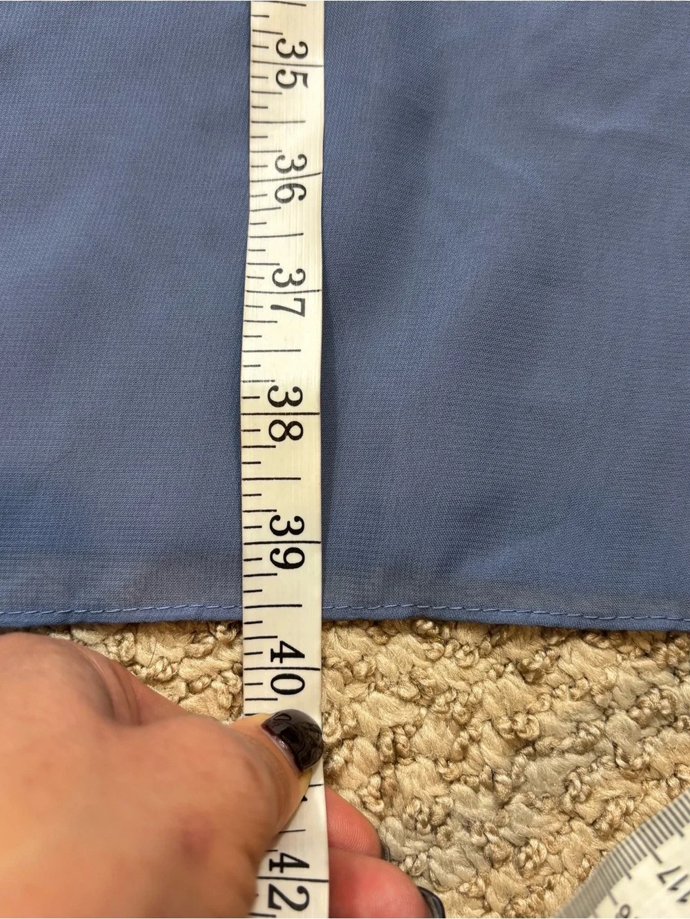 Ladies Large Semi Sheer Lightweight Cornflower Scarf